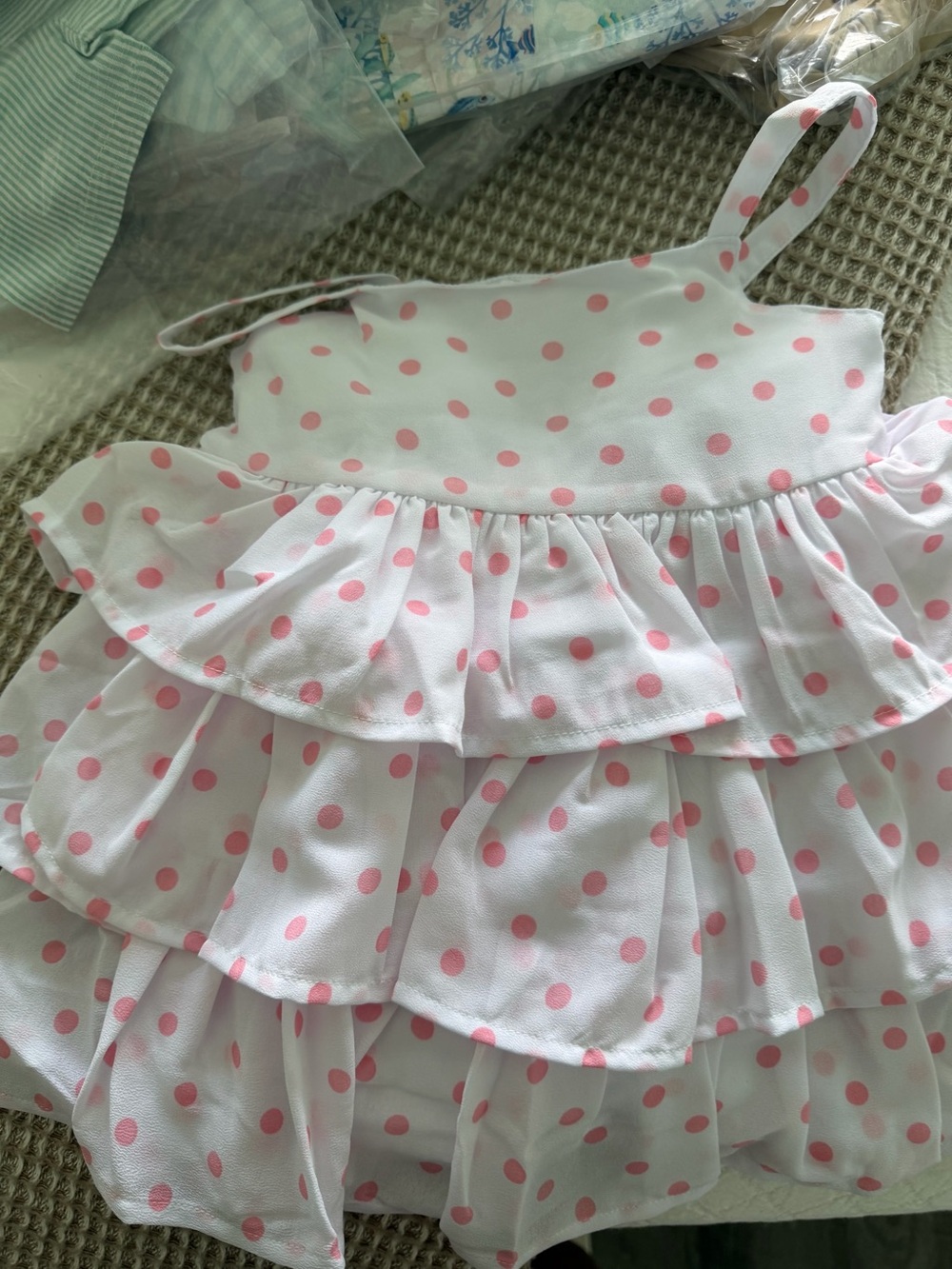 Janie and Jack Pink Polka Dot Dress (Girls) 18 to 24 months NWT MRSP $74